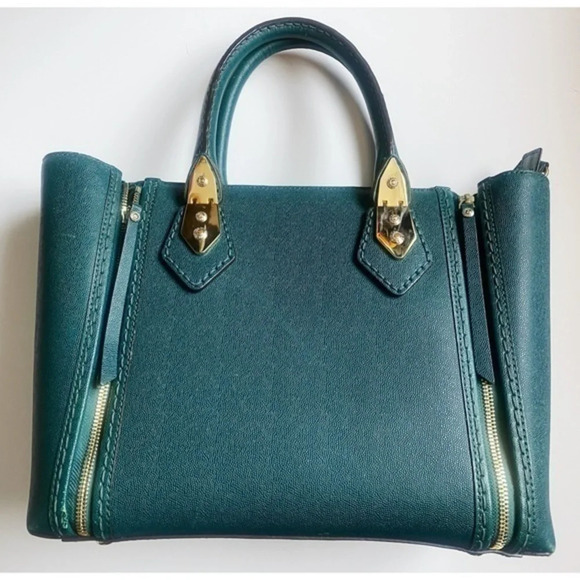 Henri Bendel • Rare Limited Edition Pebble Green A List Satchel - Picture 1 of 15